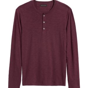 Vintage Henley Ribbed Field Master